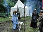 Gra O Tron, Sansa Stark, Sophie Turner, Rycerze, Pies