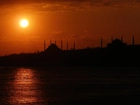 Zachód, Słońca, Turcja, Istambuł