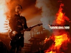 Rammstein,ogień, gitara