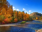 Jesień, Rzeka, Wzgórze