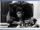 Al Pacino,ciemna, koszula, fotel
