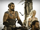 Gra O Tron, Daenerys, Khal Drogo, Emilia Clarke, Jason Mamoa