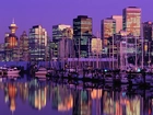 Vancouver, Woda, Architektura, Odbicie