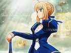 Fate Stay Night, kobieta, Saber, suknia