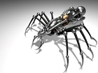 3D, Wektorowa,pająk, robot