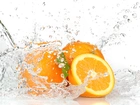 Pomarańcze, Miąższ, Woda