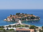 Sveti Stefan Montenegro, Panorama, Miasta, Nad, Morzem