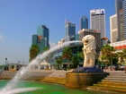 Merlion, Singapur, Hotel, Schody