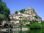 Beynac, Francja, Architektura, Woda