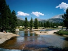 Yosemite, Kalifornia, Rzeka, Mielizna
