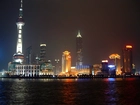 Panorama, Miasta, Szanghai, Chiny