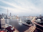 Miasto, Shanghai, Chiny, Rzeka