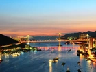 Panorama, Miasta, San Francisco, Most Golden Gate