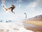 Kitesurferzy, Latawiec, Deska