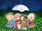 Bottle Fairy, kimono, łaka, dzieci, dziewczynki