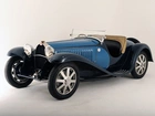 Niebiesko, Czarny, Zabytkowy, Bugatti 41 Royale