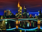 Niemcy, Frankfurt, Most, Panorama, Miasta