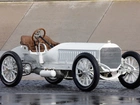 Biały, Mercedes 120 Hp, Klasyk, 1906 Rok