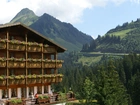 Hotel, Damuls, Madlener, Austria, Góry, Drzewa