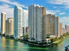 Miami, Brickell Key, Florida, Wieżowce