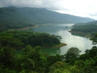 Jezioro, Góry, Drzewa, Sri Lanka