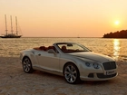 Bentley Continental GTC, Srebrny, Kabriolet