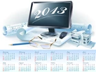 Kalendarz, 2013, Projekt, Monitor