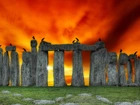 Zachód, Słońca, Stonehenge