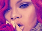 Piosenkarka, Rihanna, Różowe, Włosy