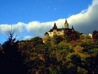 Jesień, Zamek, Wernigerode, Niemcy