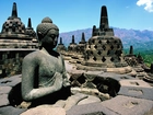 Budowla, Borobudur, Posąg, Budda, Indonezja