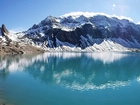 Jezioro, Ośnieżone, Góry, Szwajcaria