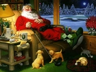 Mikołaj, Małe, Pieski, Boże, Narodzenie