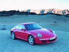 Czerwone Porsche 911 Carrera