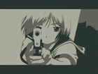 Gunslinger Girl, pistolet, twarz