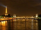 Wieża Eiffla, Paryż, Sekwana, Most