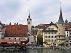 Miasto, Lucerne, Szwajcaria