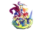 Disgaea, ludzie, pingwiny, tasak