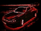 Samochód, Mazda 626, Neon, Fractalius