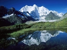 Góry, Jeziorko, Łąka, Tybet