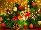 Dekoracja, Świąteczna, Boże, Narodzenie, Grafika
