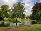 Park, Staw, Fontanna, Buxton, Anglia