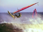Windsurfing,deska, morze , fala