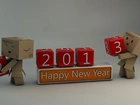 Happy, New Year, 2013, Danbo