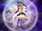 Cardcaptor Sakura, dziewczyna, zodiak, kij, różdżka