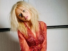 słodka, blondynka, Christina Aguilera