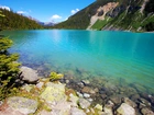 Jezioro, Kamienie, Góry, Joffre, Kanada