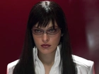 Milla Jovovich, Okulary, Czarne Włosy