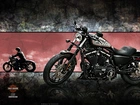 Harley-Davidson XL883N Iron, Motocykl, Motocyklista