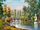 Rzeka, Most, Kapliczka